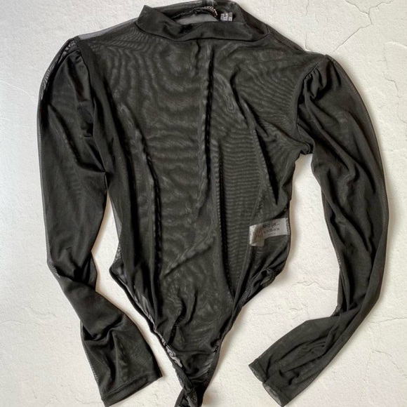 Nasty Gal Tops - Nasty Gal mesh bodysuit. Brand new! Size 4. Stretchy.